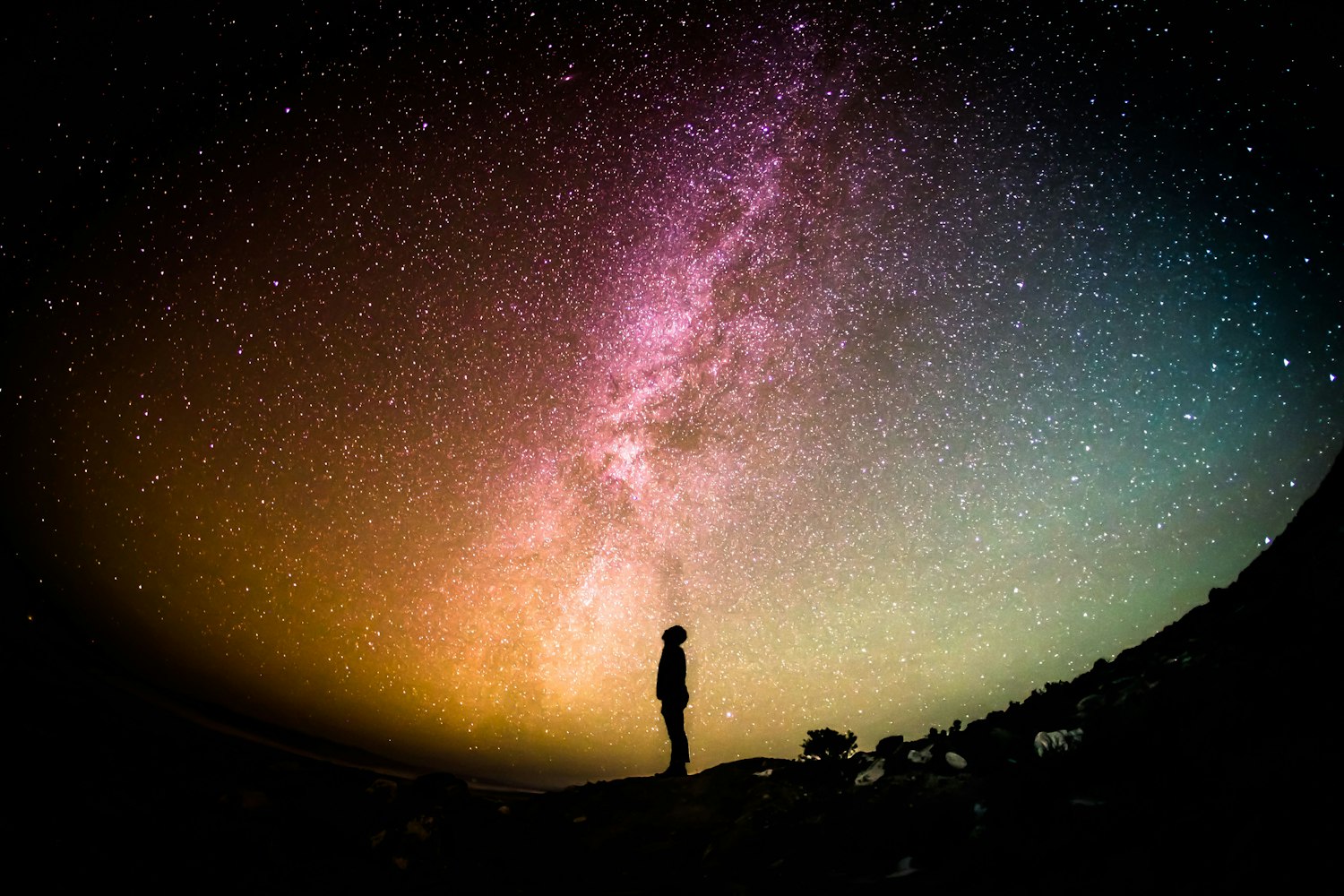 星空图片背景图片大全，宇宙把最浪漫的东西，直接摆在你眼前了